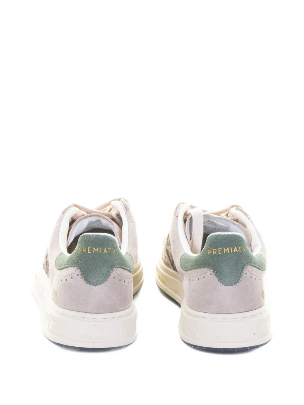 Premiata Quinnd sneakers met stippen Beige