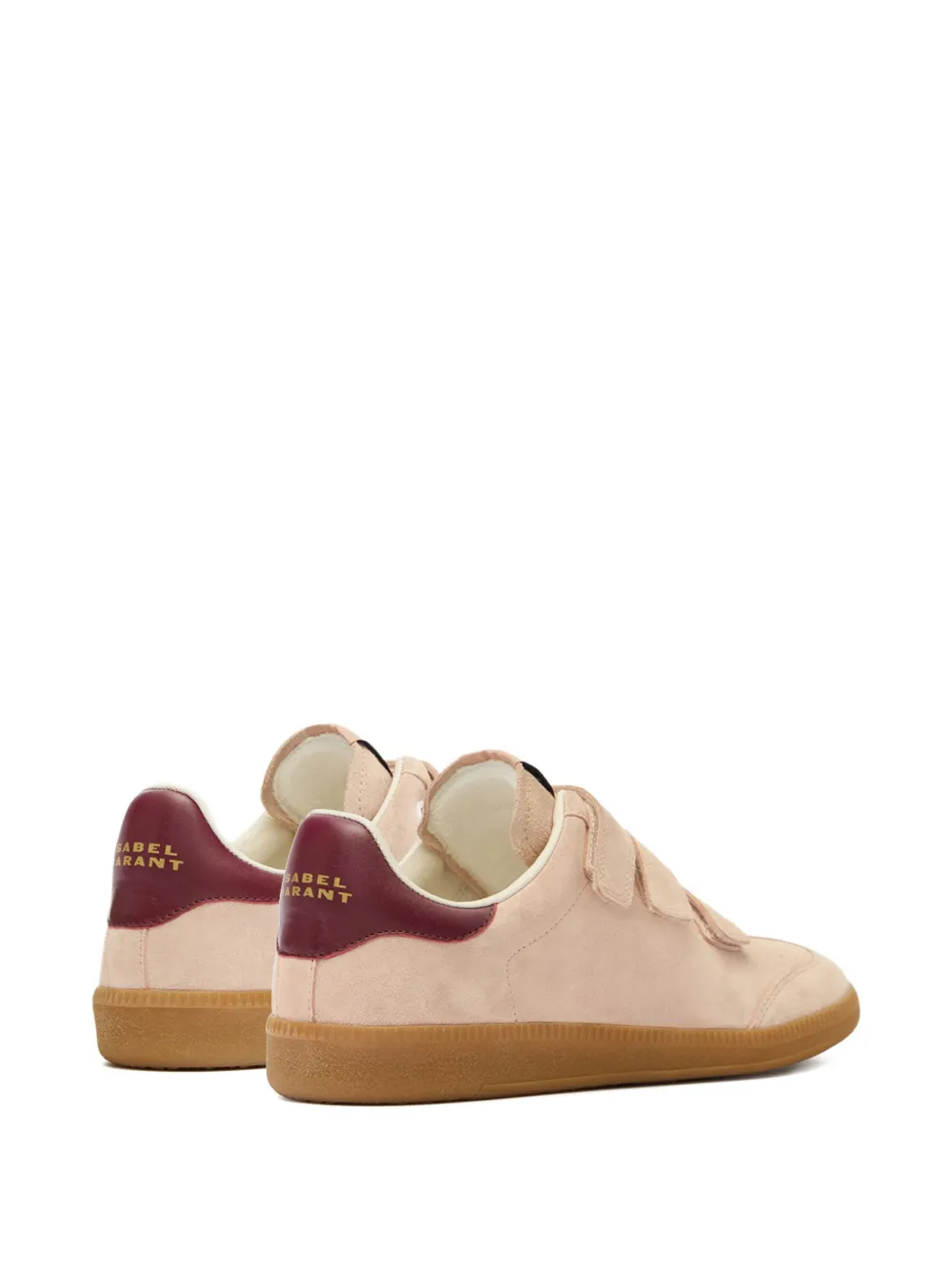 ISABEL MARANT Beth leren sneakers Beige