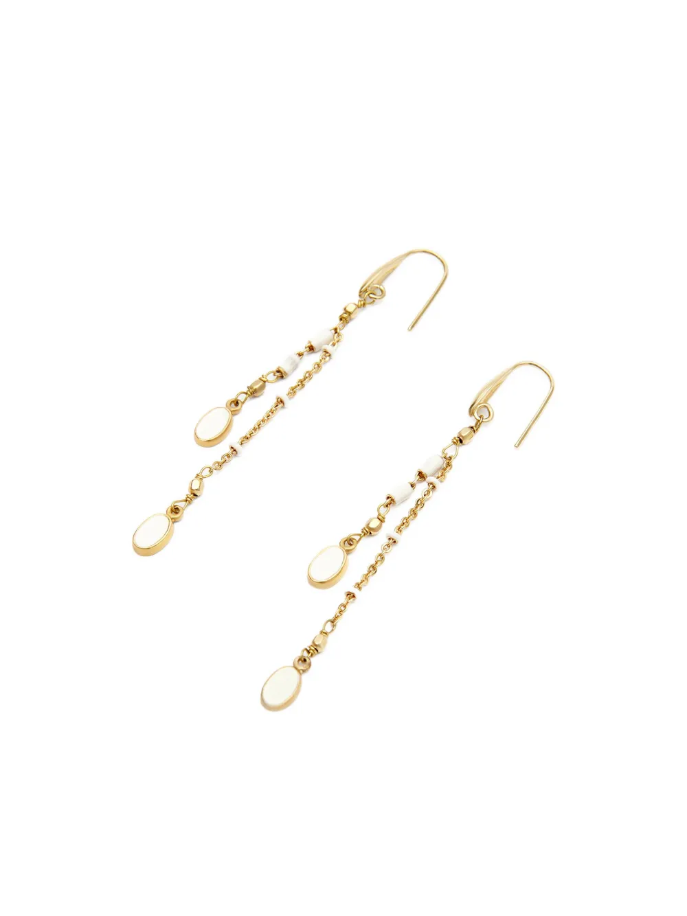 Isabel Marant Casablanca Pendant Tassel Earrings In Brown