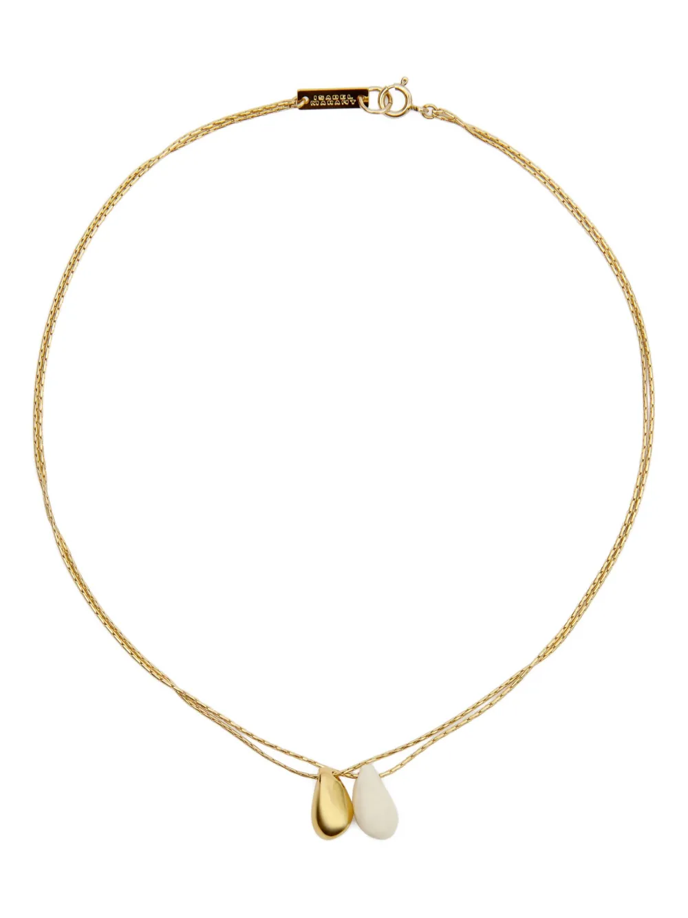 Isabel Marant Imala Drop Necklace In Gold