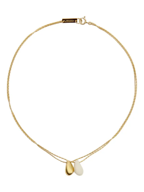 ISABEL MARANT Imala ダブルチェーン ネックレス | ゴールドトーン 
