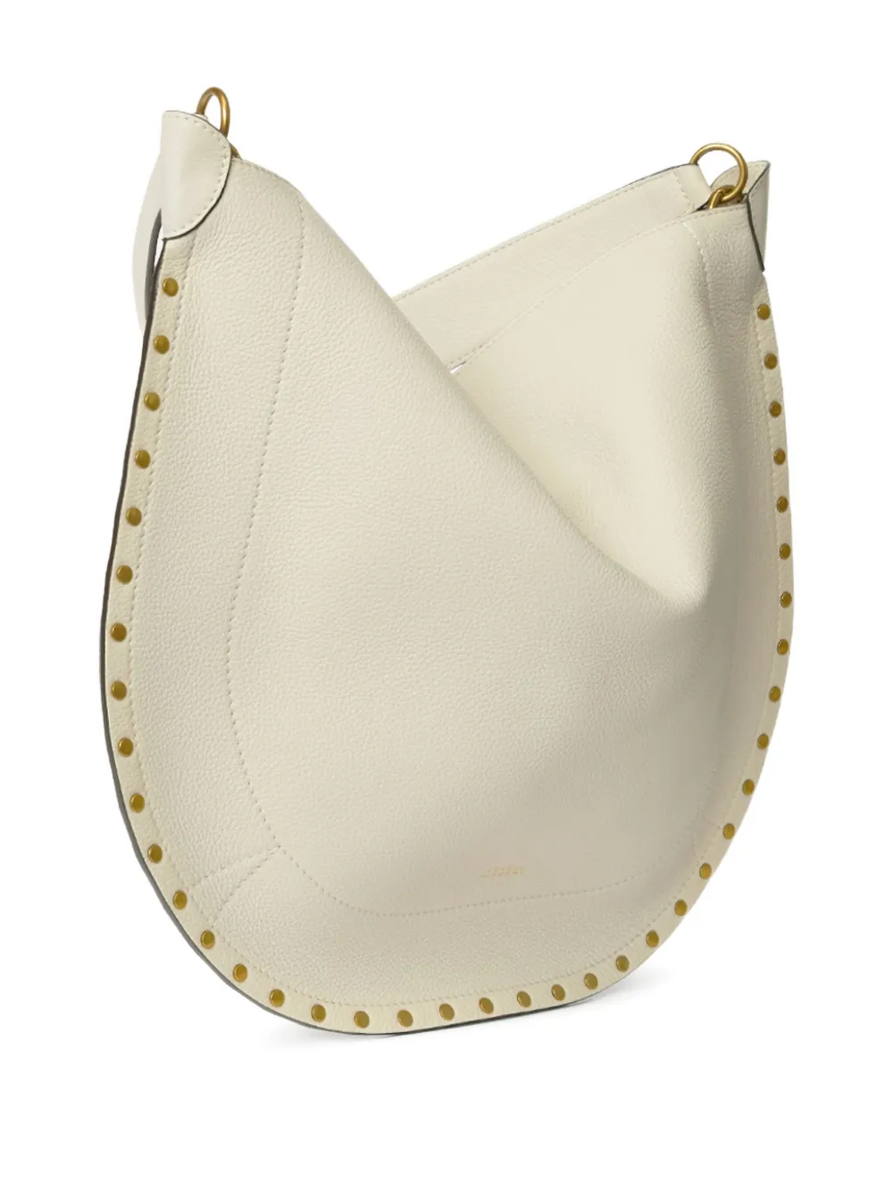 Isabel Marant Oskan Studded Shoulder Bag In Neutral