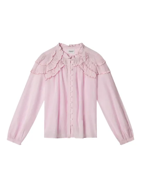 MARANT ÉTOILE Christa ruffled top