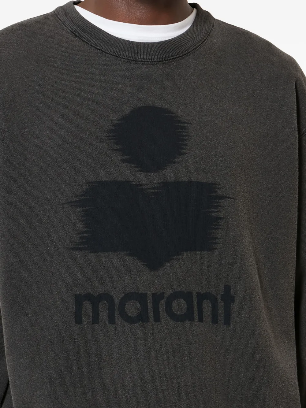 MARANT Mikoy logoprint sweatshirt Grijs