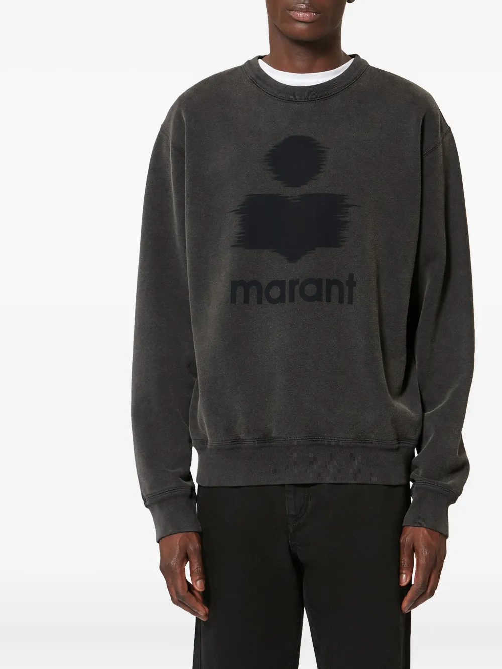 MARANT Mikoy logoprint sweatshirt Grijs