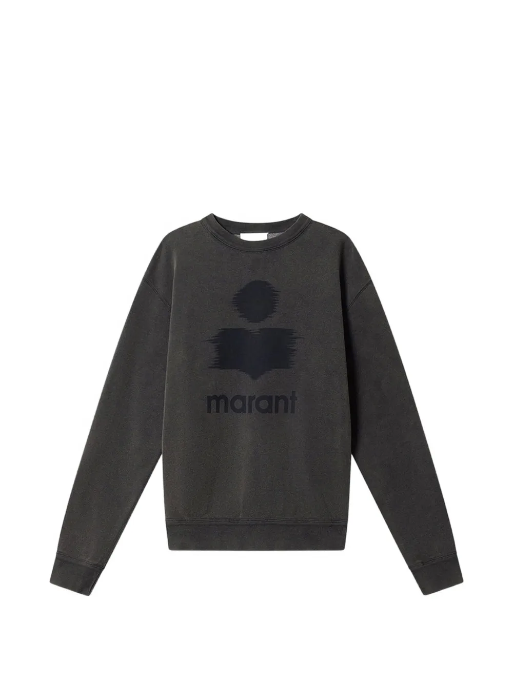 MARANT Felpa Mikoy con stampa - Grigio