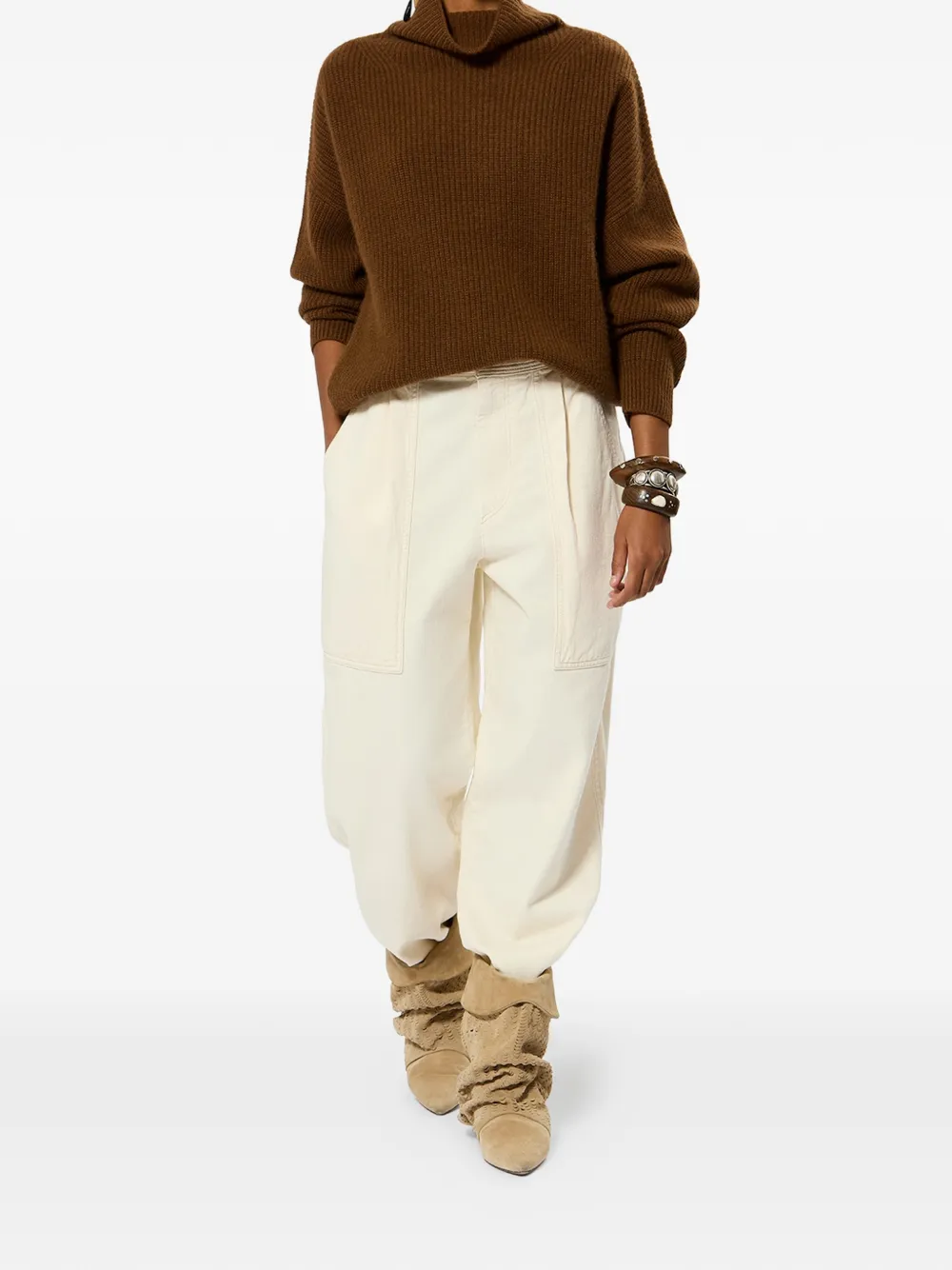 ISABEL MARANT Broole coltrui Bruin