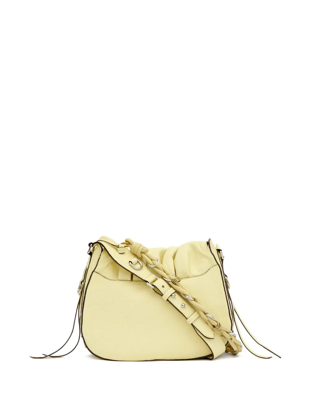  Isabel Marant Bolton Leather Crossbody Bag - Yellow 