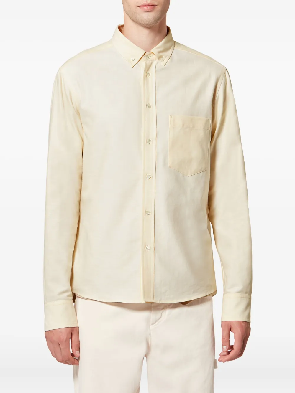 MARANT Jasolo button-down katoenen overhemd Beige