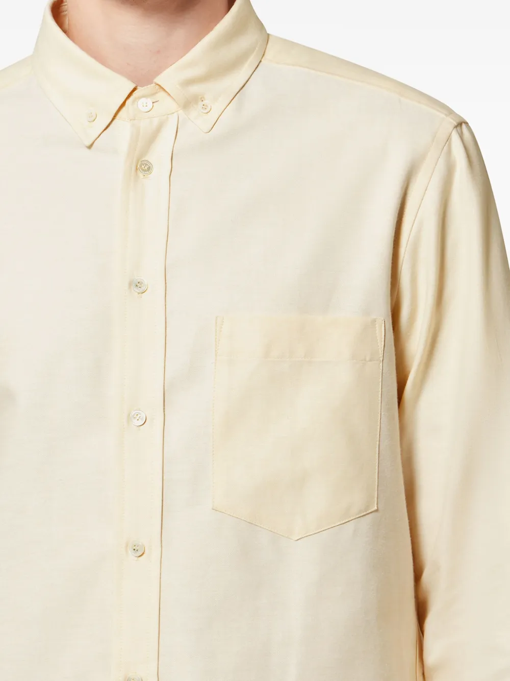 MARANT Jasolo button-down katoenen overhemd Beige