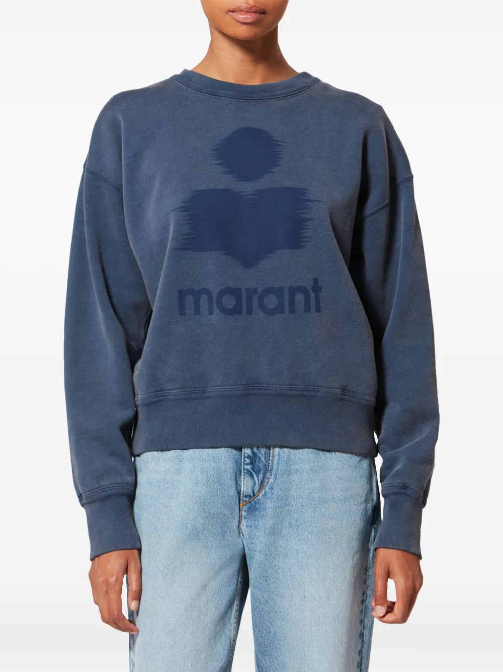 Isabel Marant Étoile Mobyli Logo Sweatshirt In Multi