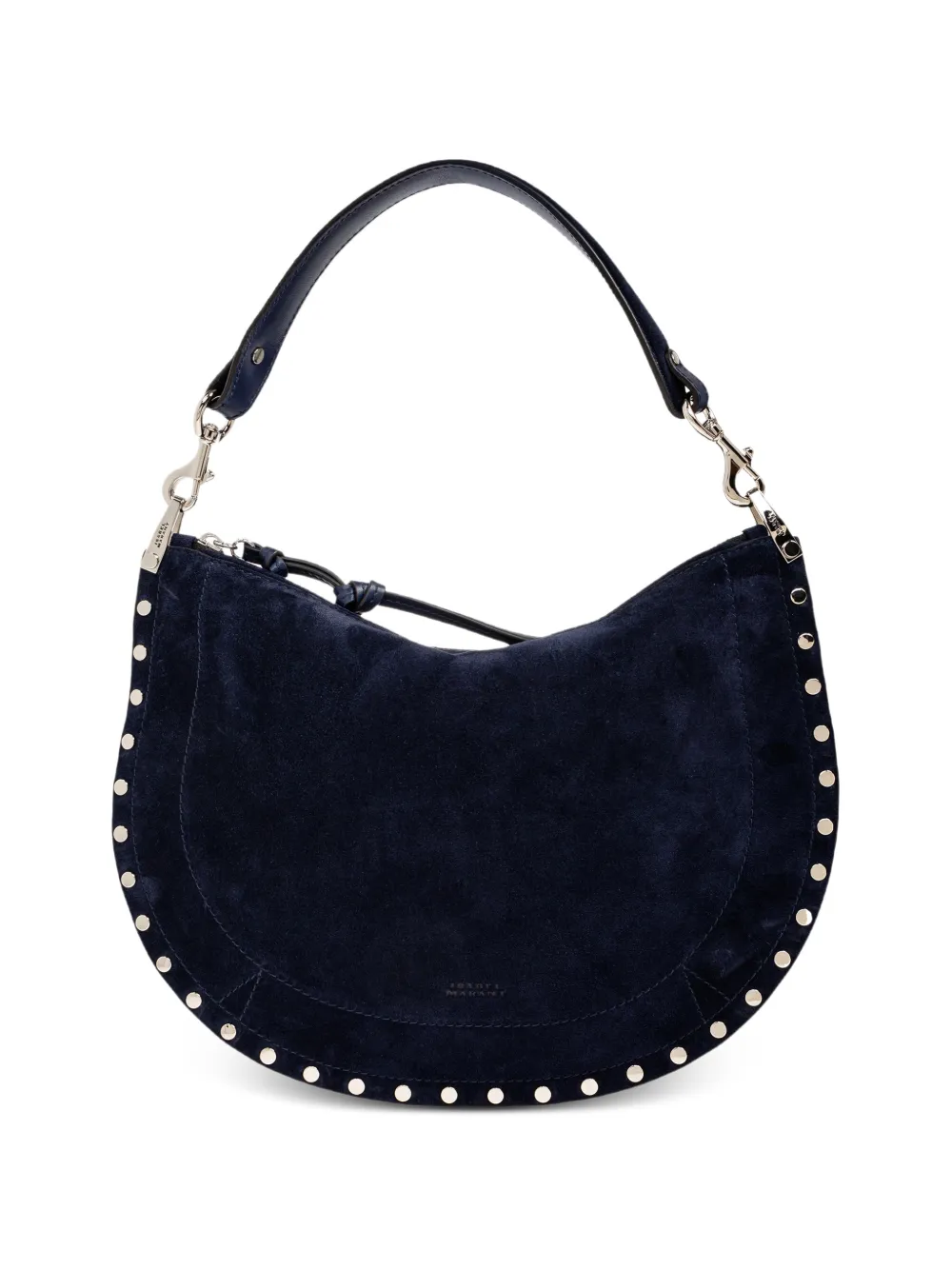 ISABEL MARANT Oskan studded zip shoulder strap - Blu