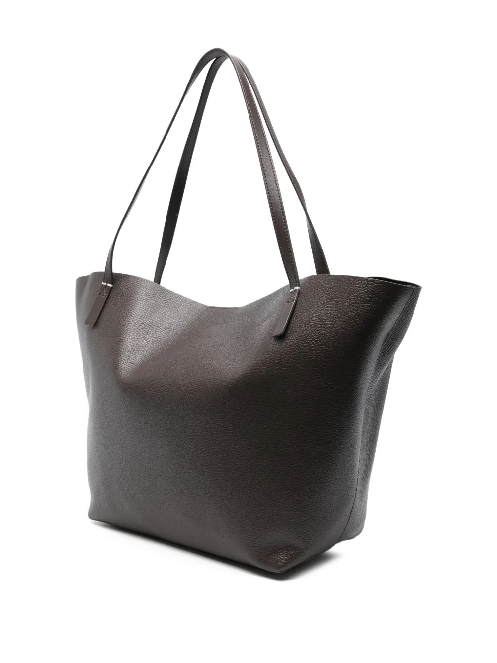 Patrizia Pepe Schoudertas met logo Bruin