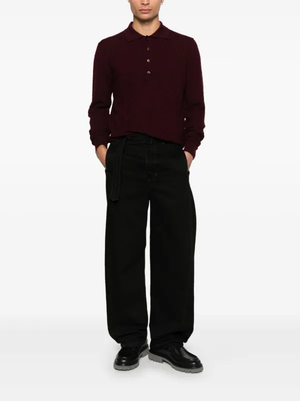Paolo Pecora ファインニット ポロシャツ | レッド | FARFETCH JP