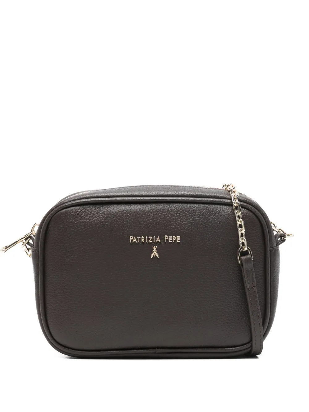 Patrizia Pepe logo-plaque shoulder bag - Marrone