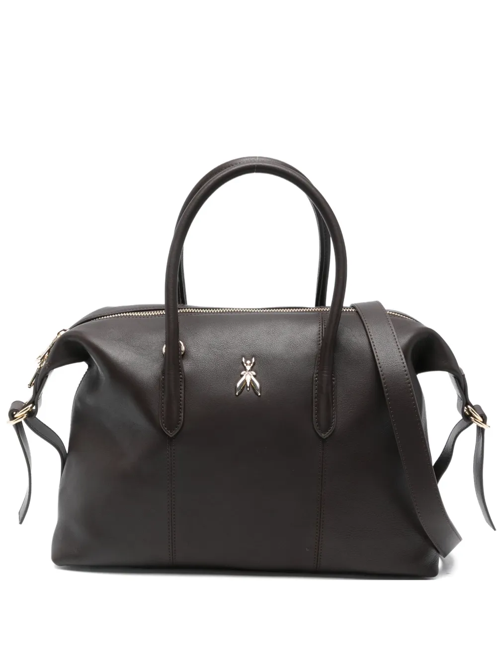 Patrizia Pepe Top-handles Shoulder Bag In Brown