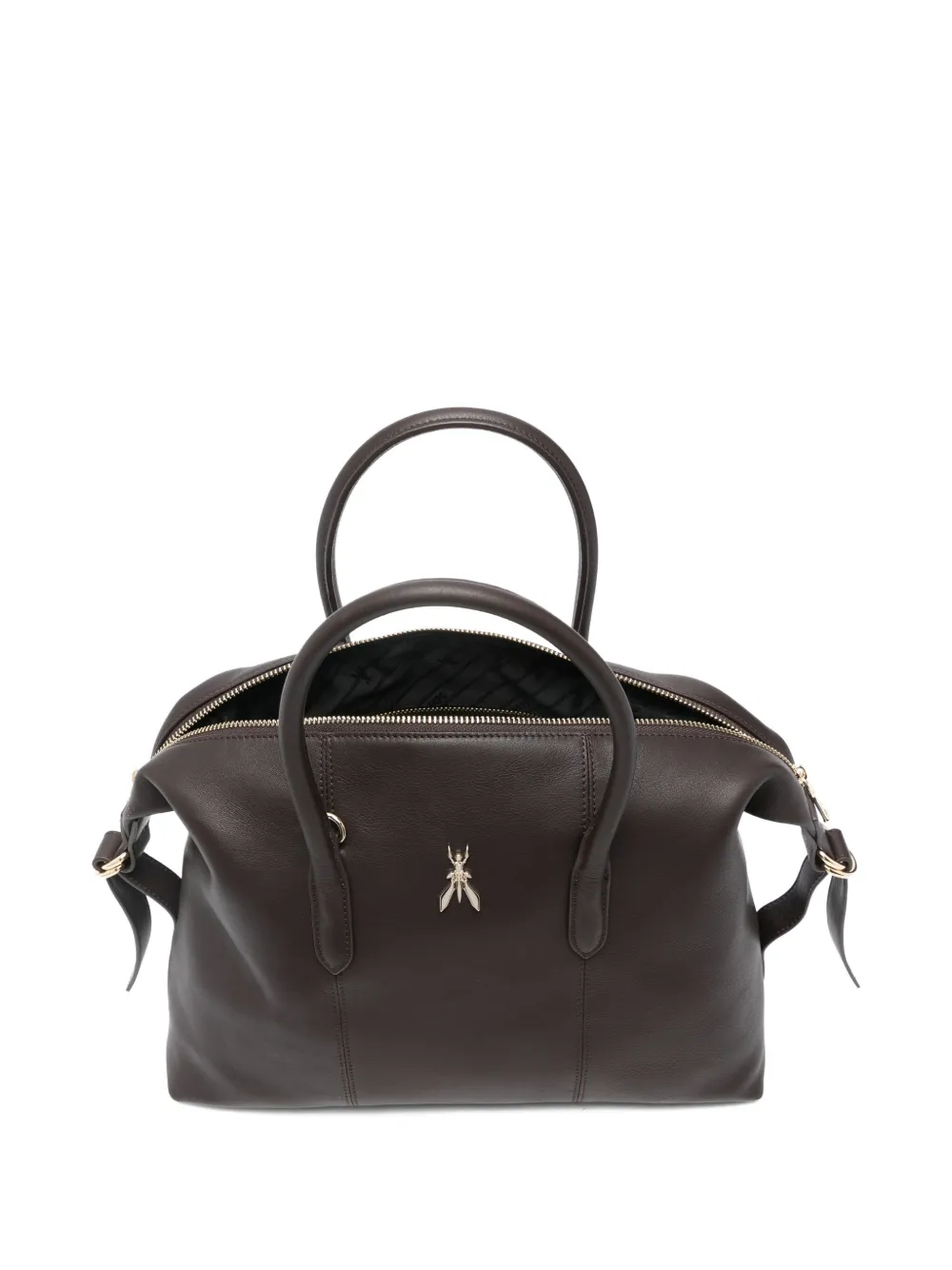 Patrizia Pepe Top-handles Shoulder Bag In Brown