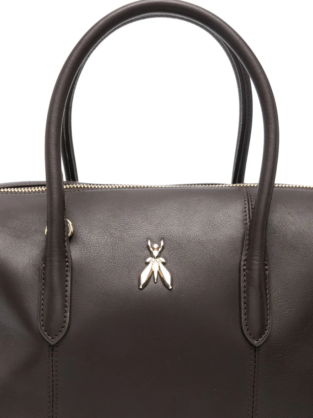 Patrizia Pepe Top-handles Shoulder Bag In Brown