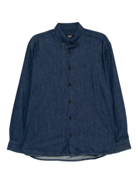 A.P.C. denim mathias shirt