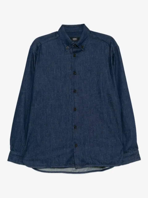 A.P.C. denim mathias shirt