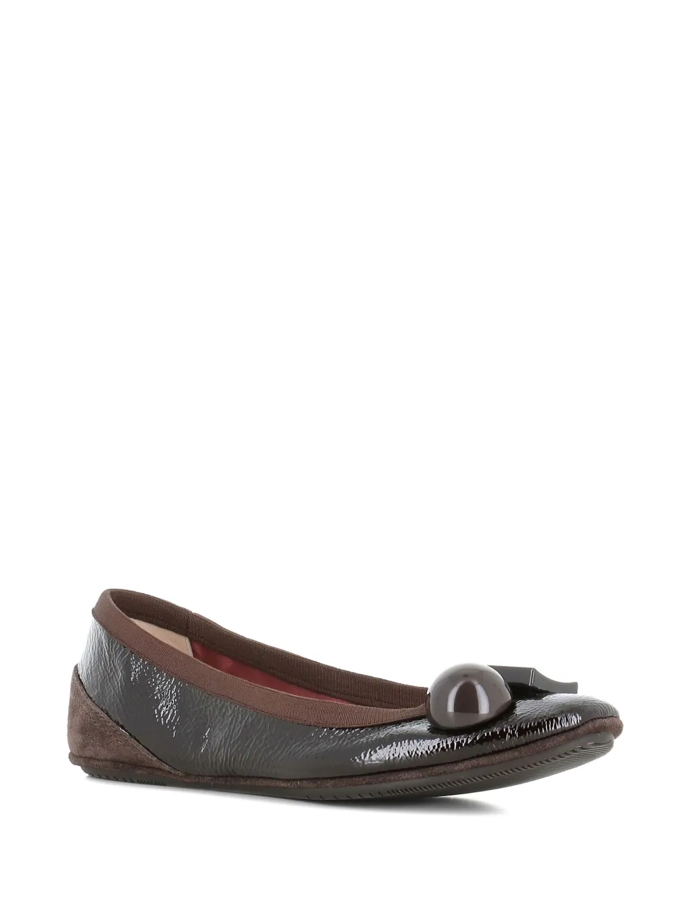 Dove Nuotano Gli Squali Where Sharks Swim Becky Ballet Flats In Brown