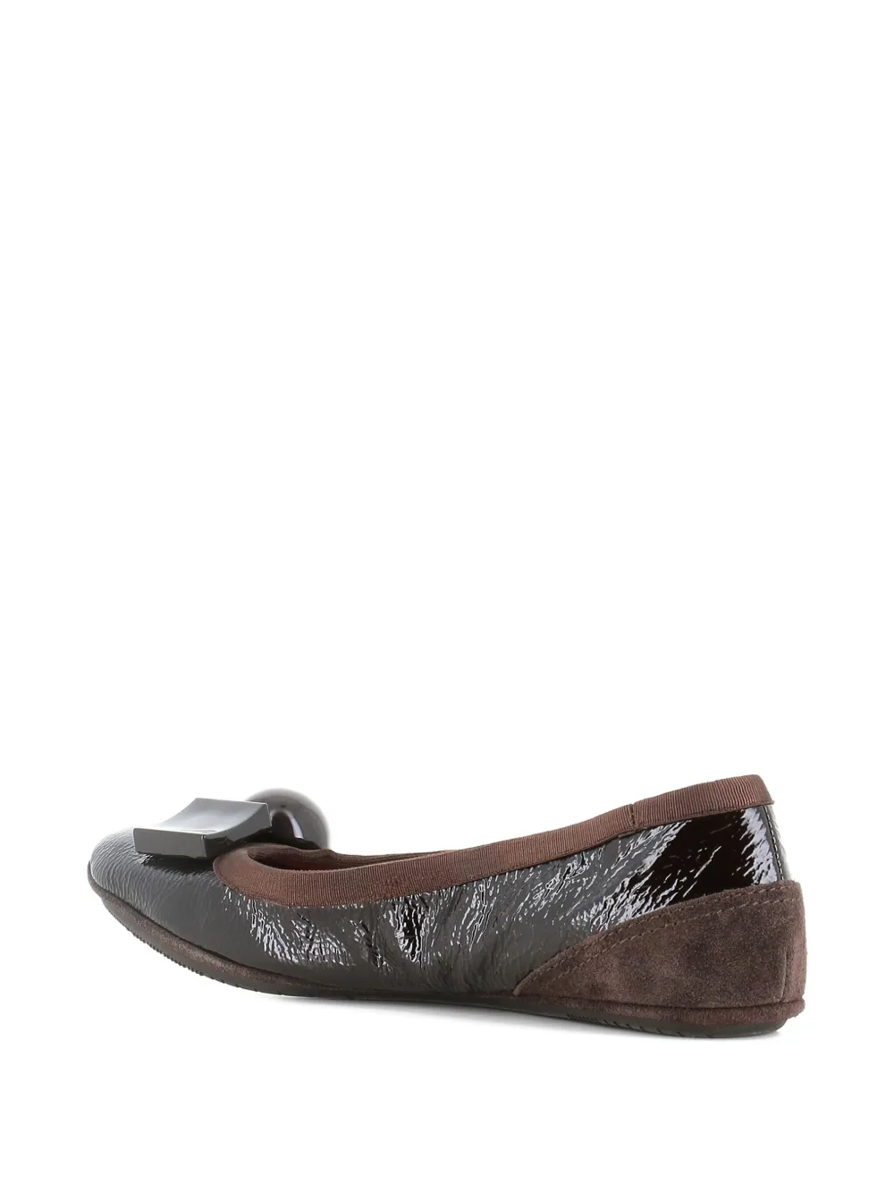 Dove Nuotano Gli Squali Where Sharks Swim Becky Ballet Flats In Brown