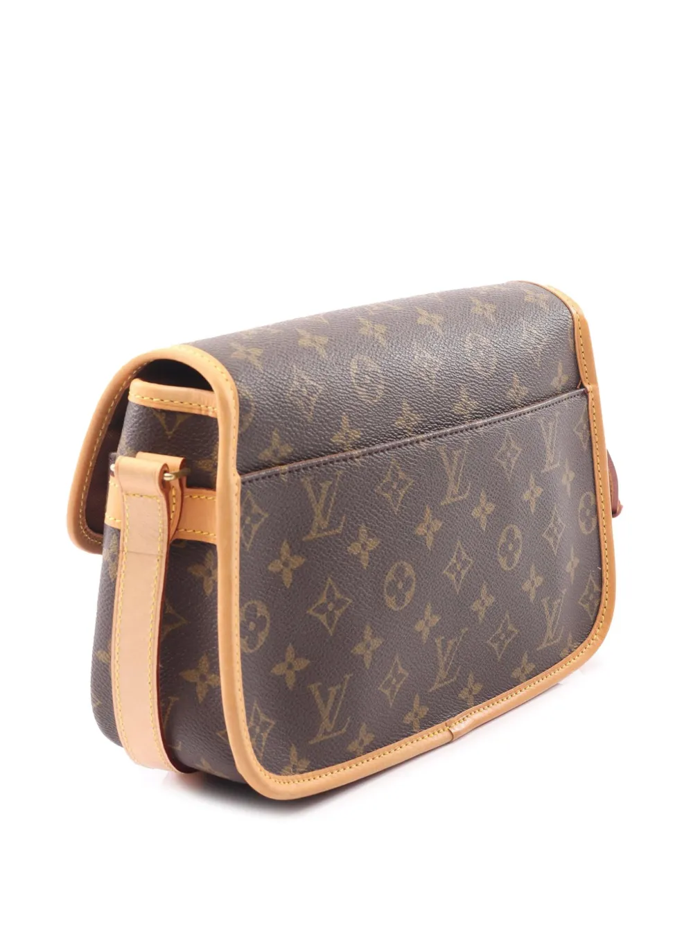 Pre-owned Louis Vuitton 2002 Monogram Sologne Crossbody Bag In Brown