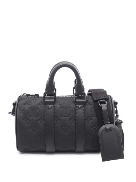 Louis Vuitton Pre-Owned 2021-2025 Monogram Taurillon Keepall Bandouliere 25 satchel