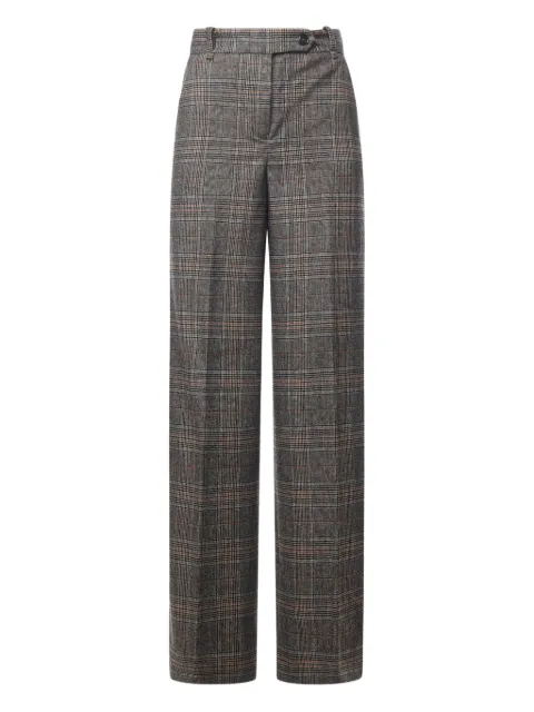 PINKO pantalones con cuadros estampados