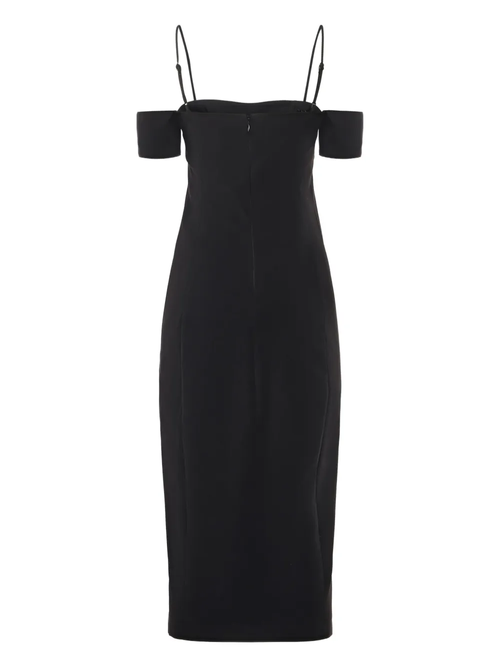 PINKO shoulder strap dress - Zwart