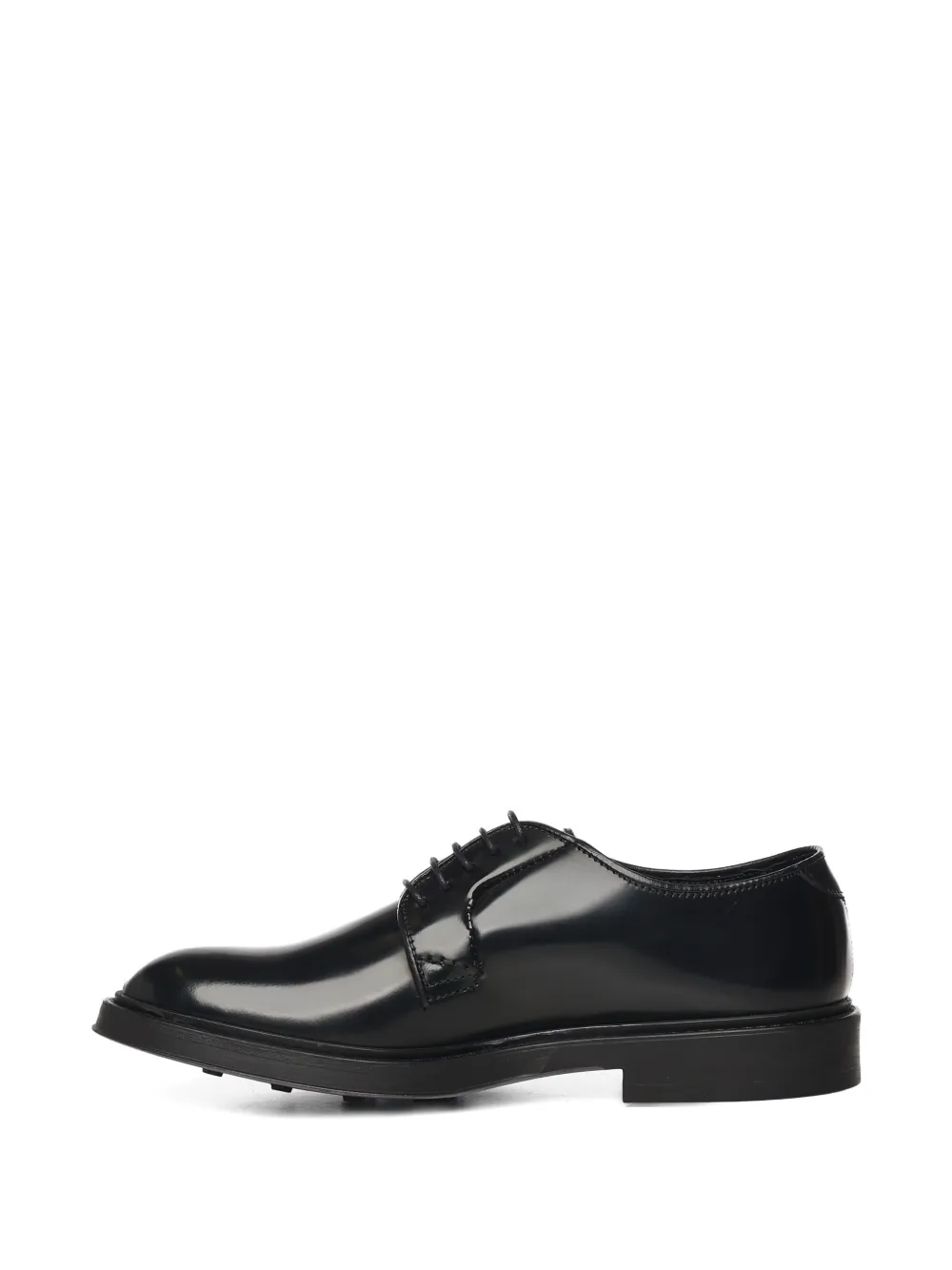 Giuliano Galiano Alan lace-up round toe derby Zwart