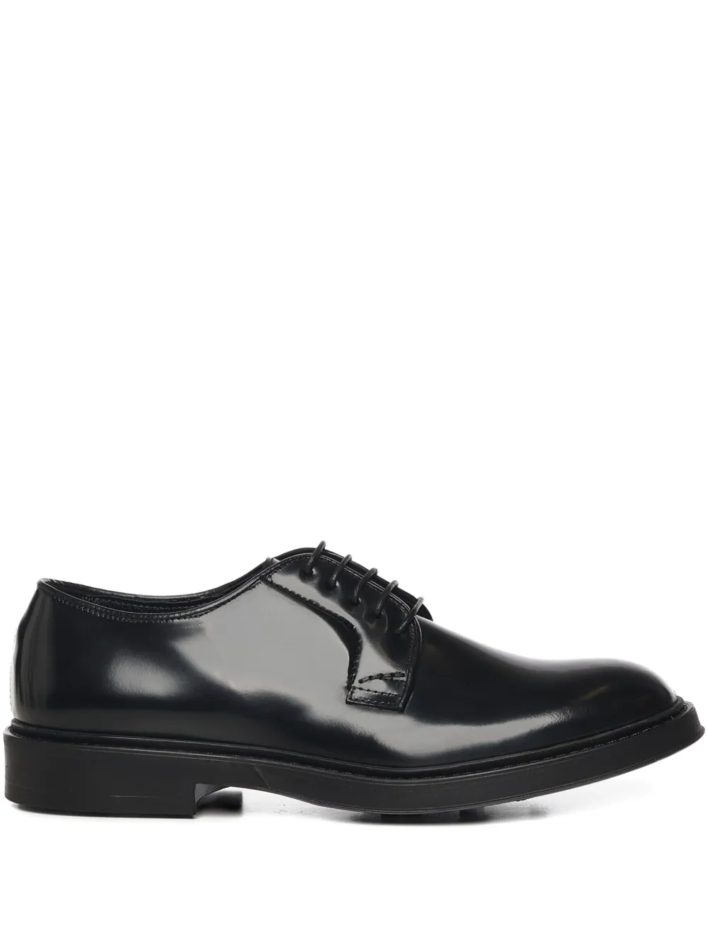 Giuliano Galiano Alan lace-up round toe derby | Black | Image 1