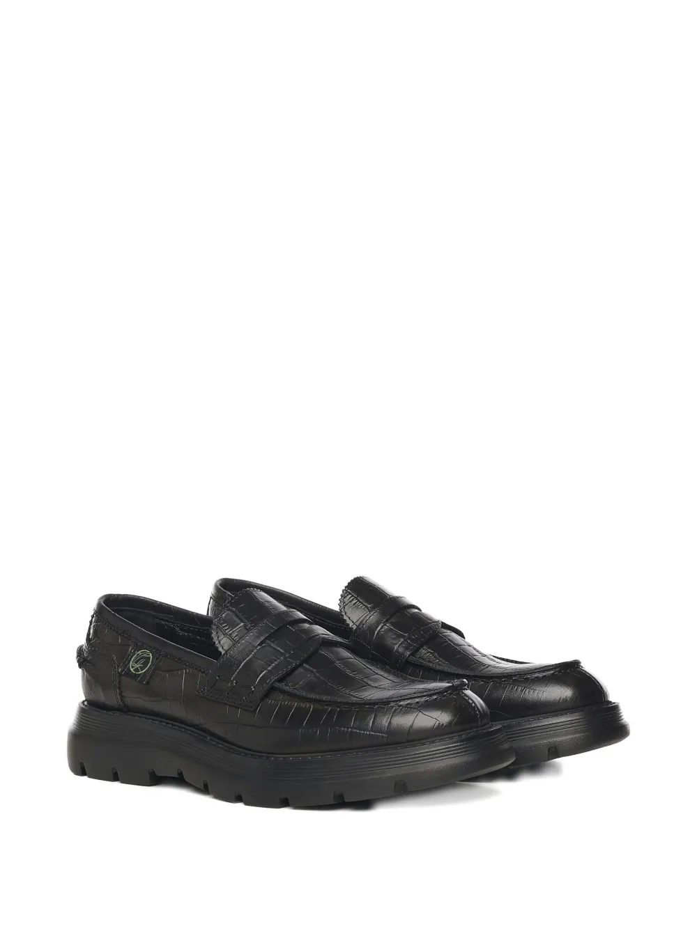 Giuliano Galiano crocodile-print round-toe loafers | Image 2