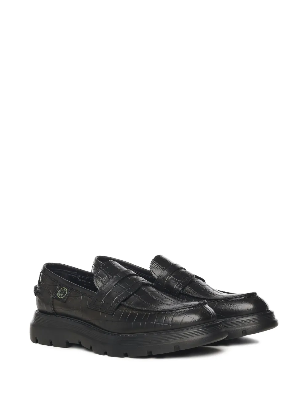 Giuliano Galiano crocodile-print round-toe loafers | Image 2
