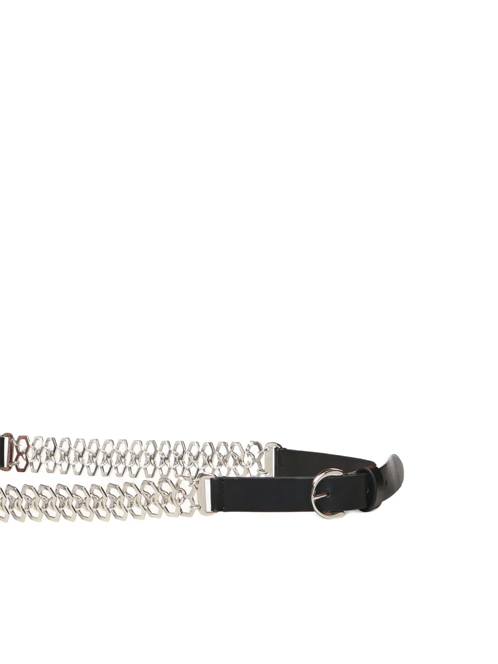 PINKO chain-detail belt - Zwart