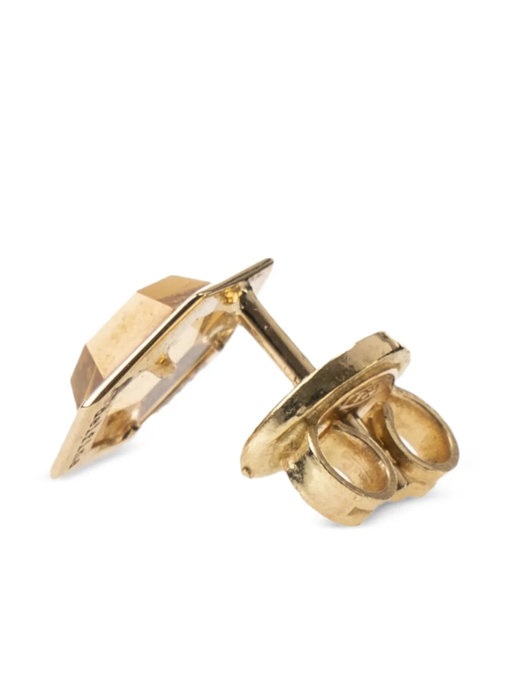  Delfina Delettrez 18k Yellow Gold Hexagonal Yellow Diamond Earring 