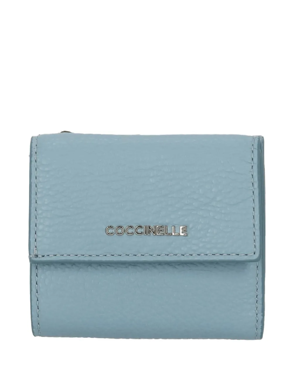 Coccinelle logo-plaque wallet - Blu