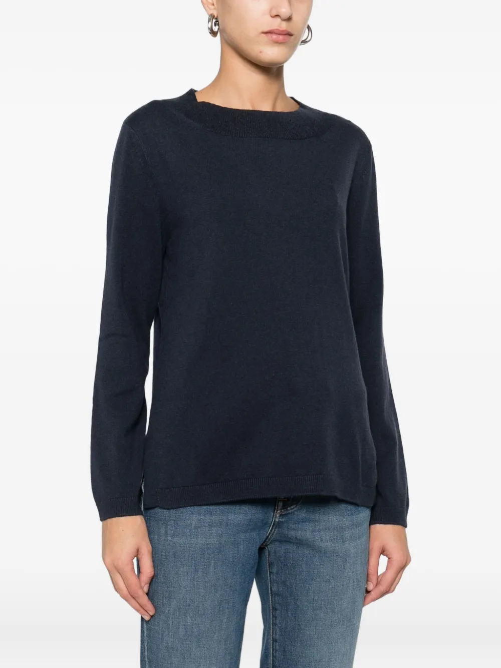 Barba Napoli Crew-neck Sweater In Brown