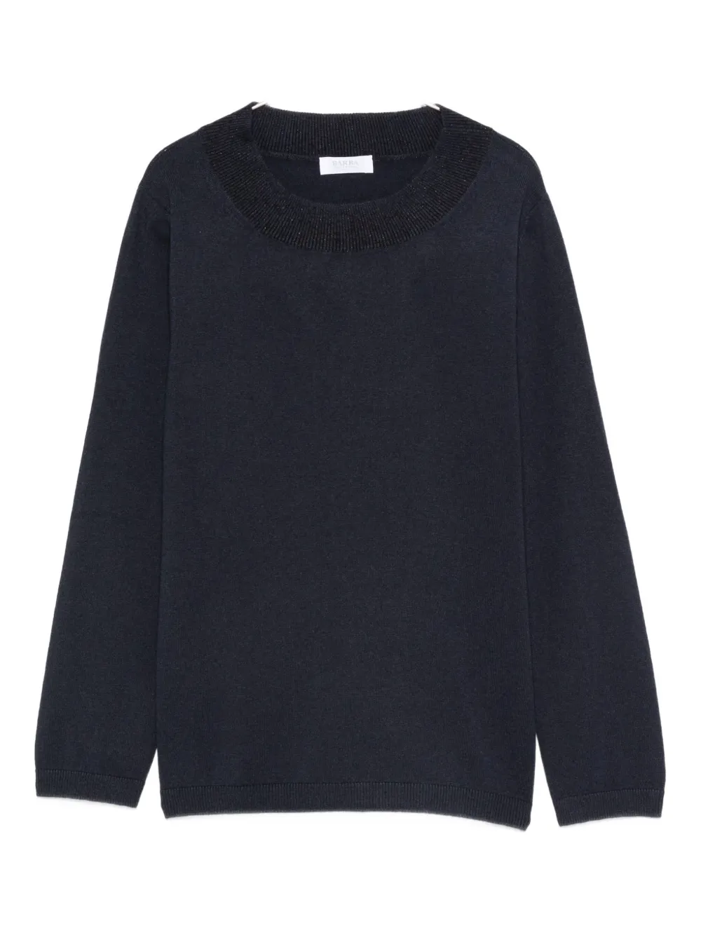 Barba Napoli Crew-neck Sweater In Brown
