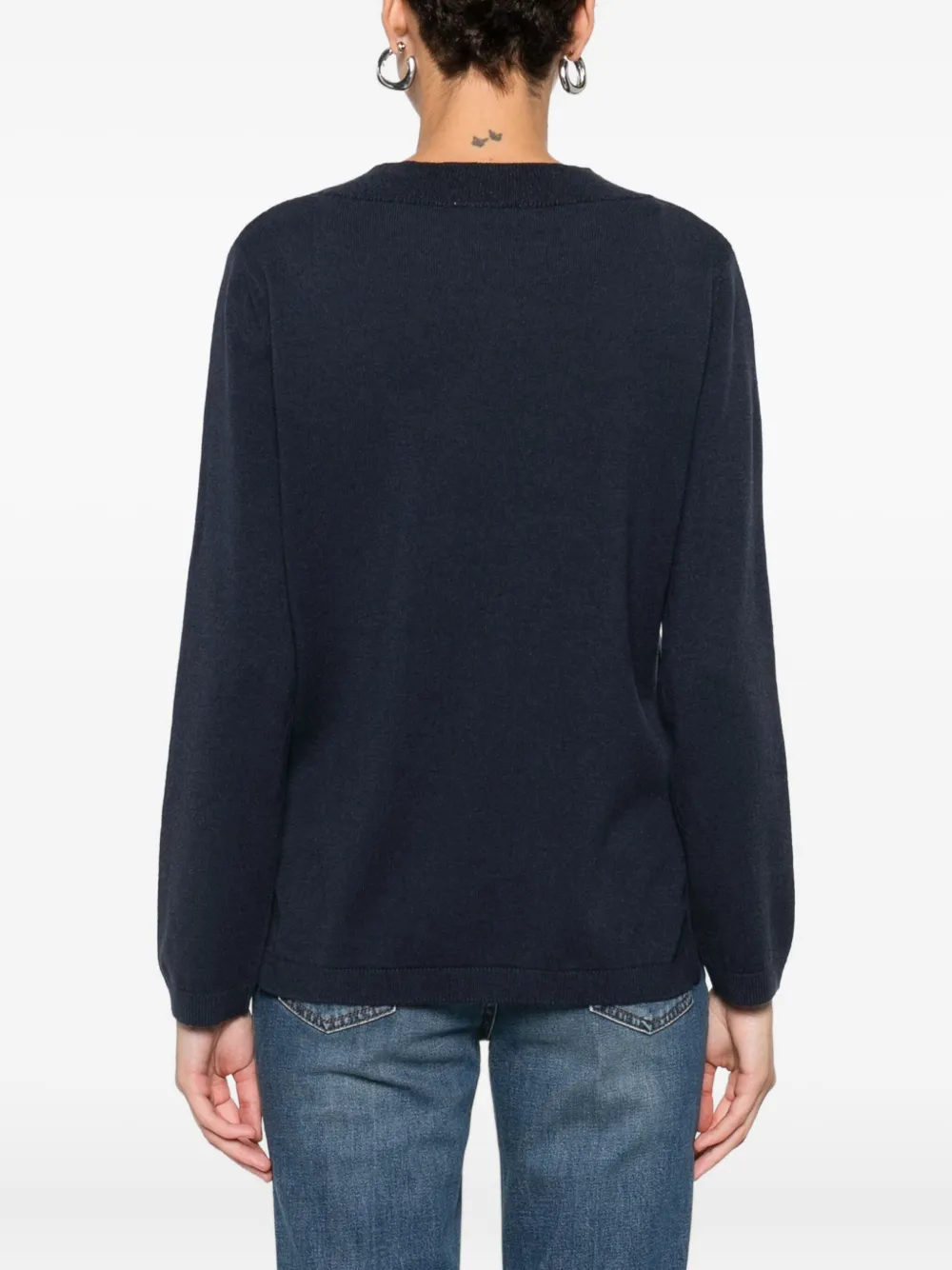 Barba Napoli Crew-neck Sweater In Brown