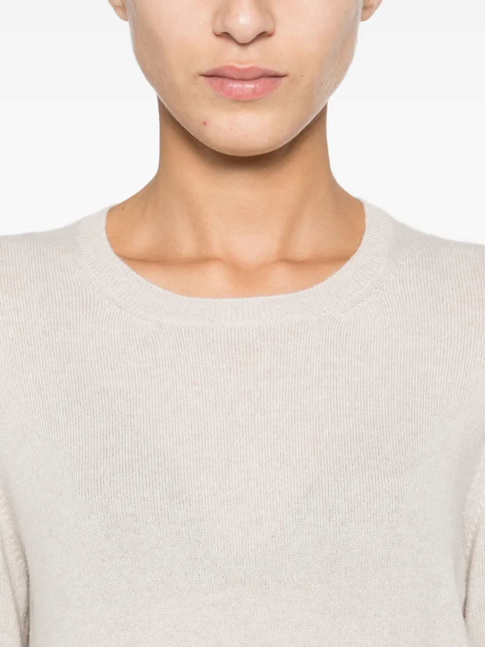 Barba Napoli Crew-neck Sweater In Neutral
