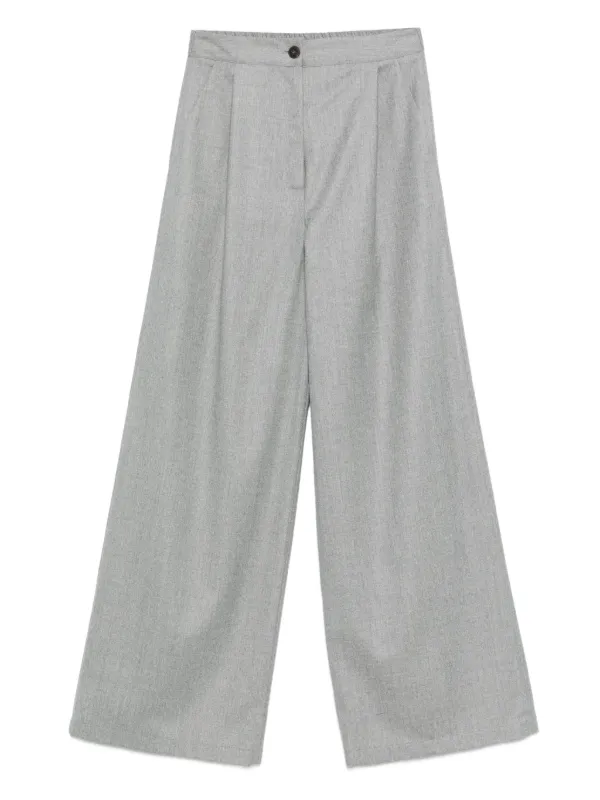 Barba Straight-leg Trousers in Grey