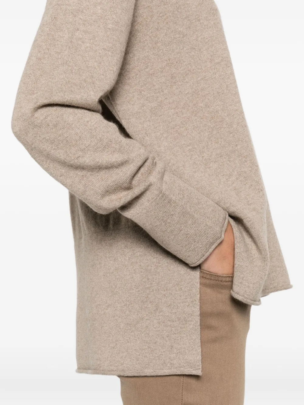 Barba Napoli Crew-neck Sweater In Metallic