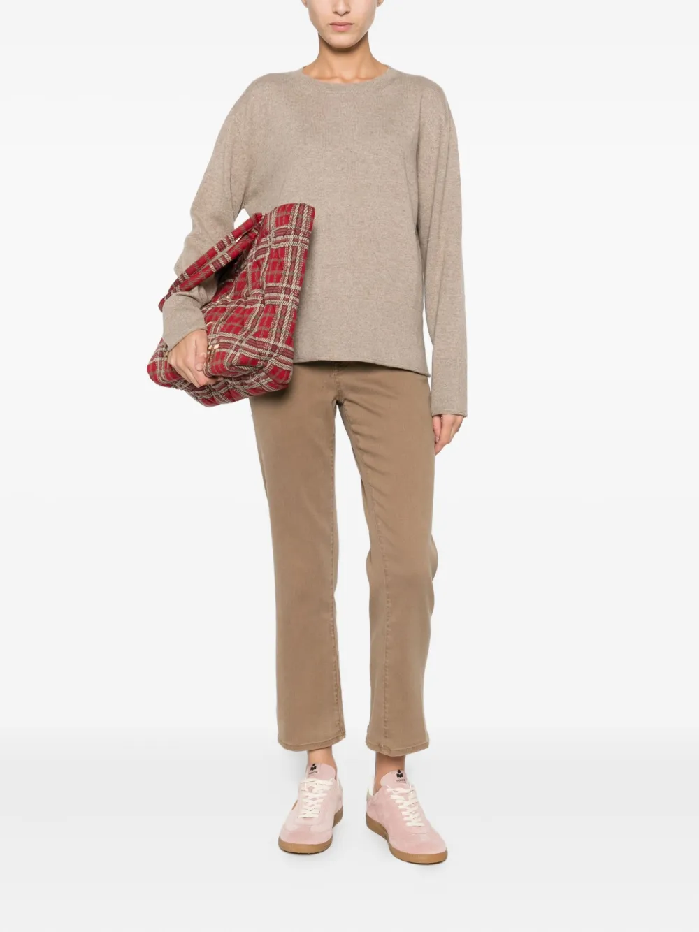 Barba Napoli Crew-neck Sweater In Metallic