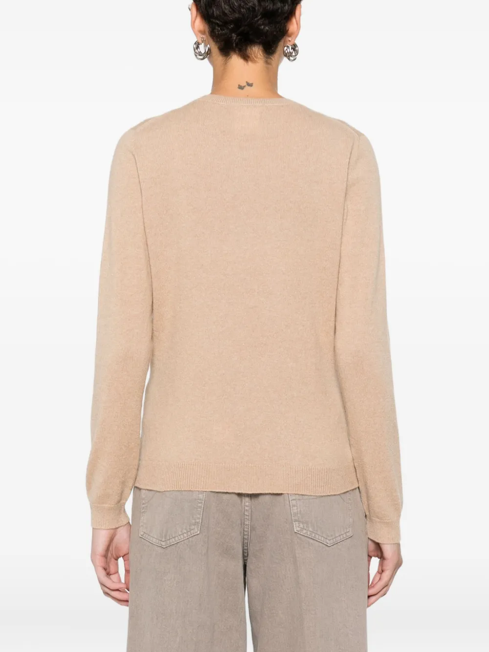 Barba Napoli Crew-neck Sweater In Neutral