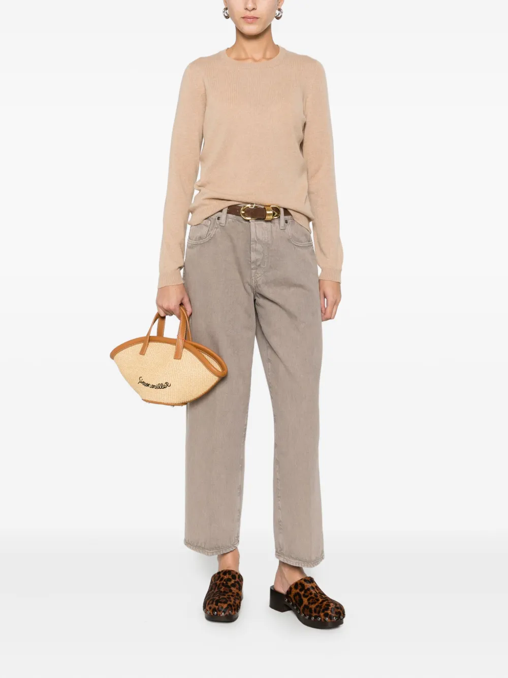 Barba Napoli Crew-neck Sweater In Neutral