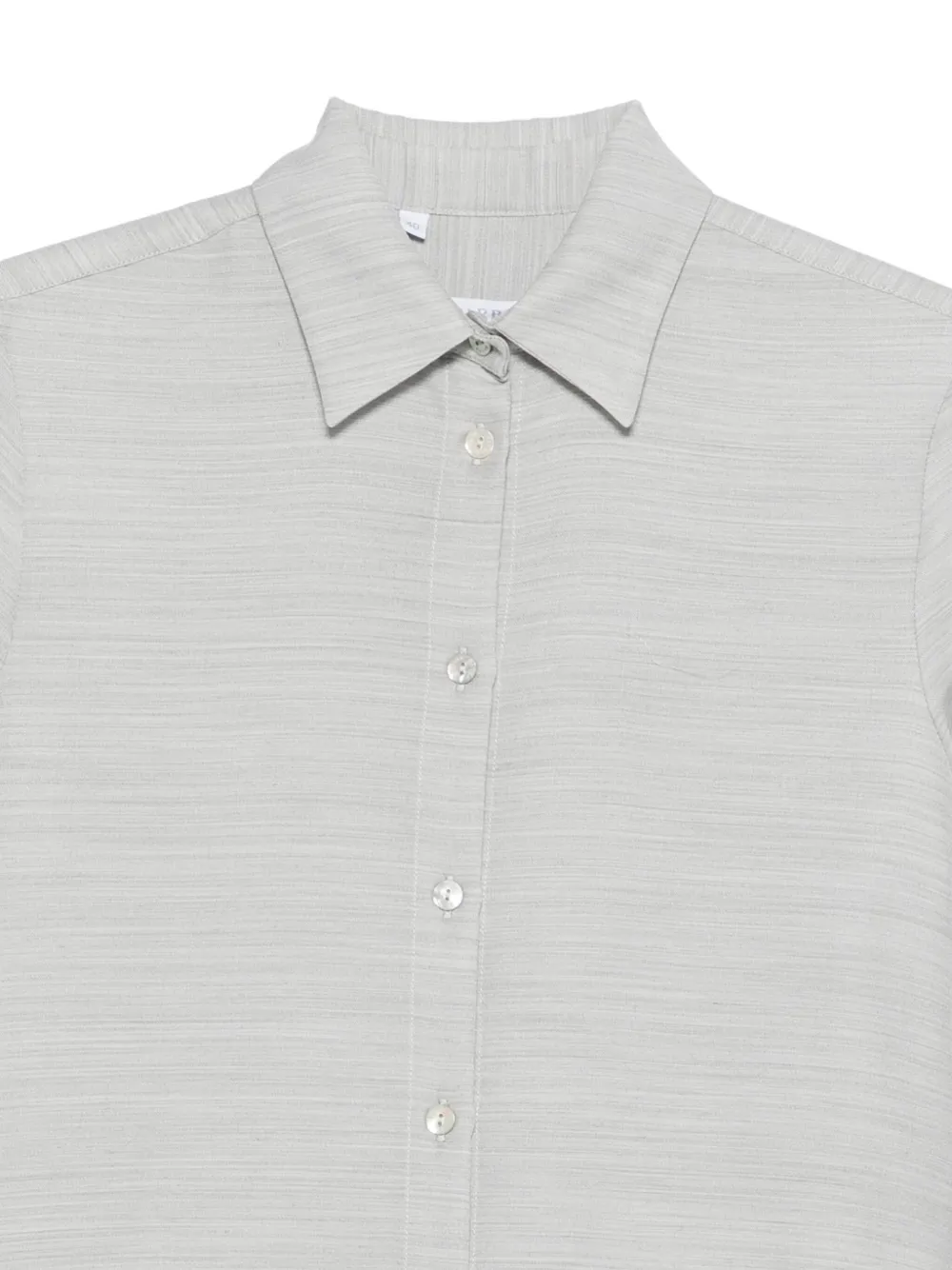 Barba Button-down blouse Grijs