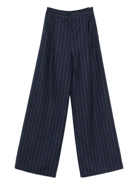 Barba pinstripe trousers