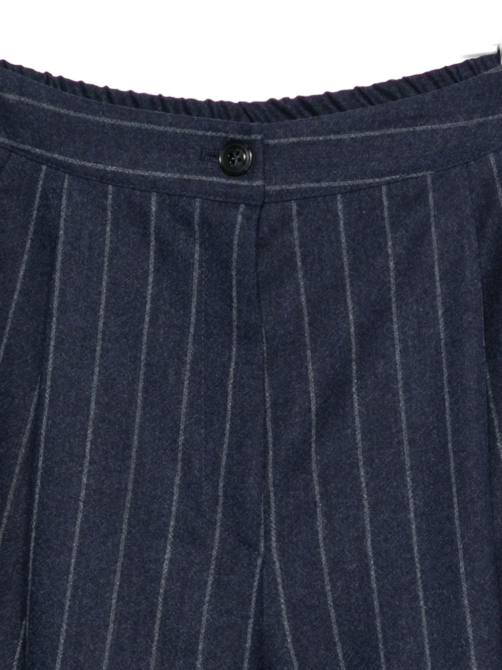 Barba Napoli Pinstripe Trousers In Brown