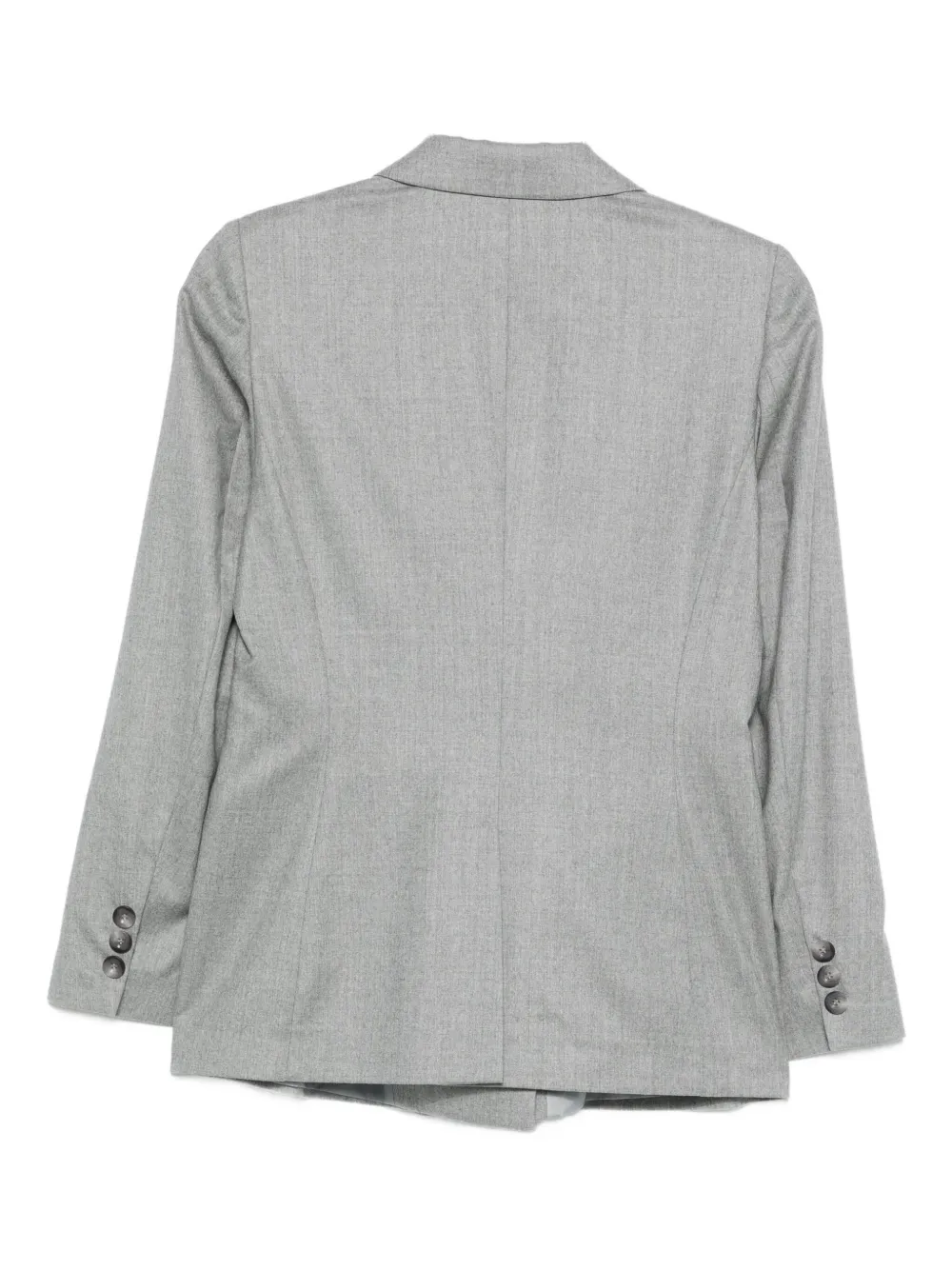 Barba Napoli Double-breasted Blazer In Gray